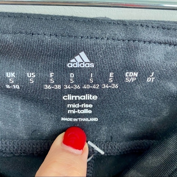 NWT Adidas Cropped activewear leggings size S - Picture 4 of 7